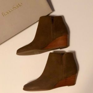 🆕 FRANCO SARTO WEDGE BOOTIE NWT